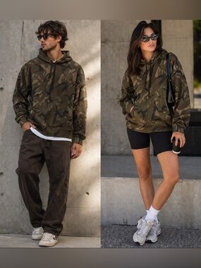 Polo Ralph Lauren Men’s Camouflage Camo Hoodie Small Horse Logo Size Large